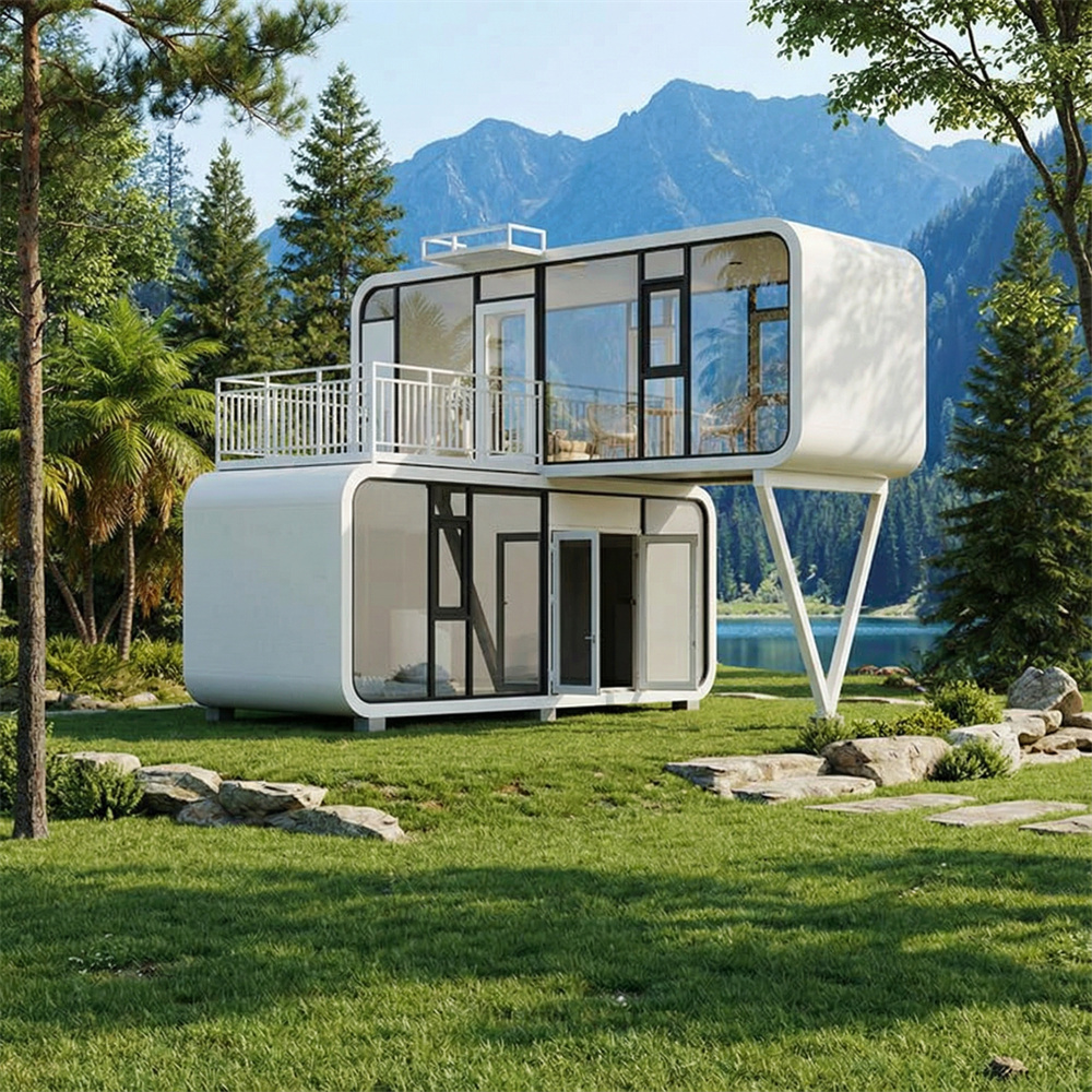 Cabină de camping cu capsulă spațială de tip V, ecologică, impermeabilă